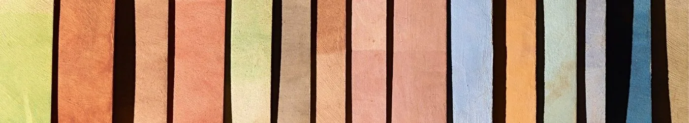 Selezione di campioni di colori naturali Dolci Colori